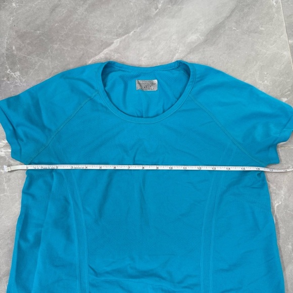 Women’s Athleta Fastest Track Tee Short Sleeve Workout Athletic Top Size Large - Picture 14 of 16